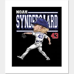 Noah Syndergaard Los Angeles D Cartoon Posters and Art